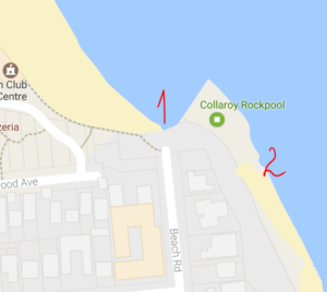 collaroy beach map