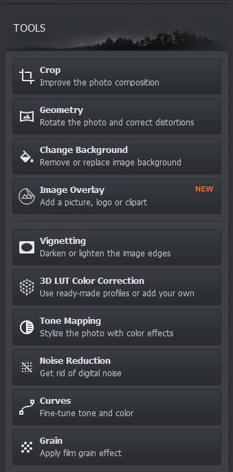 image enhancement tools